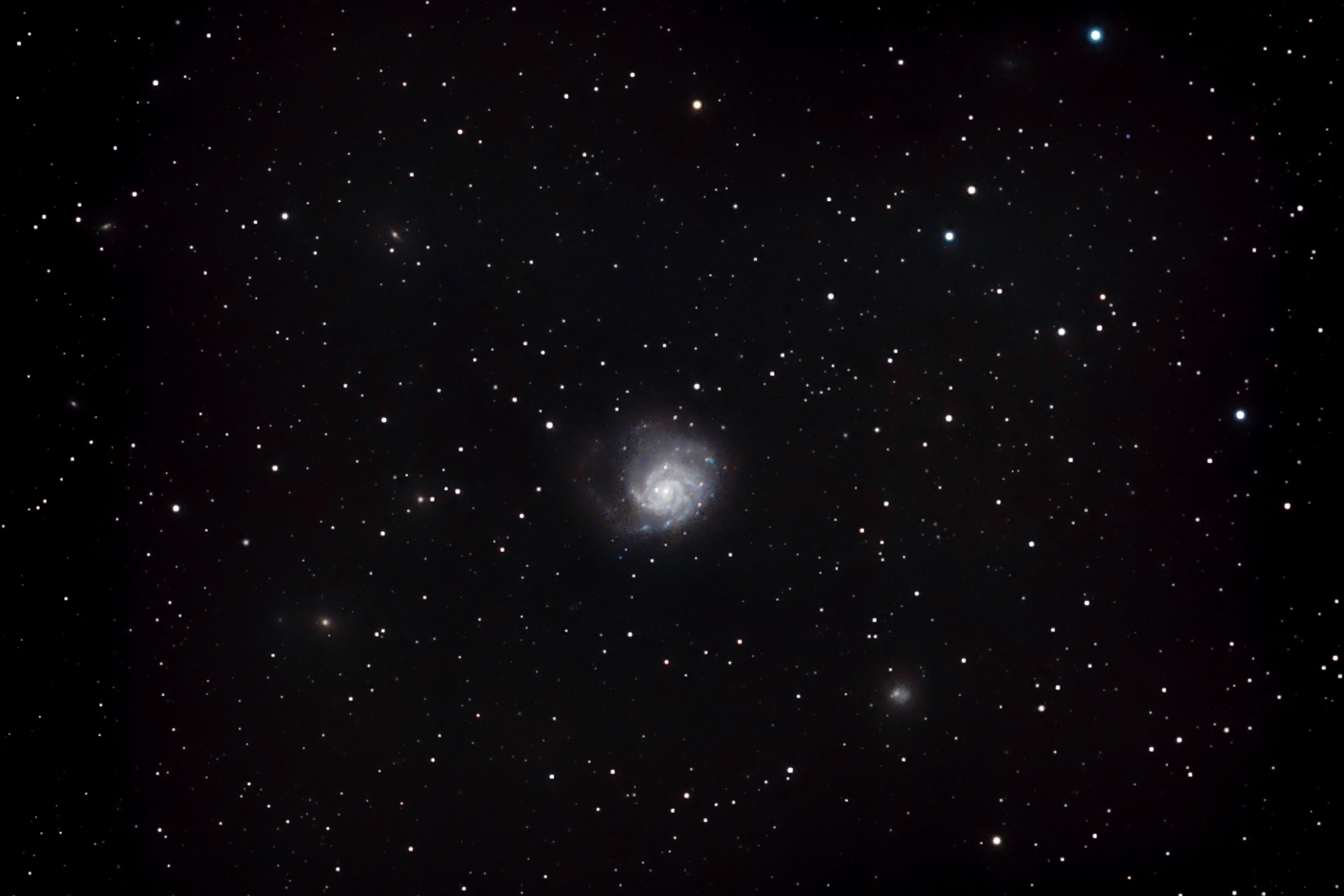 Feuerradgalaxie Messier 101