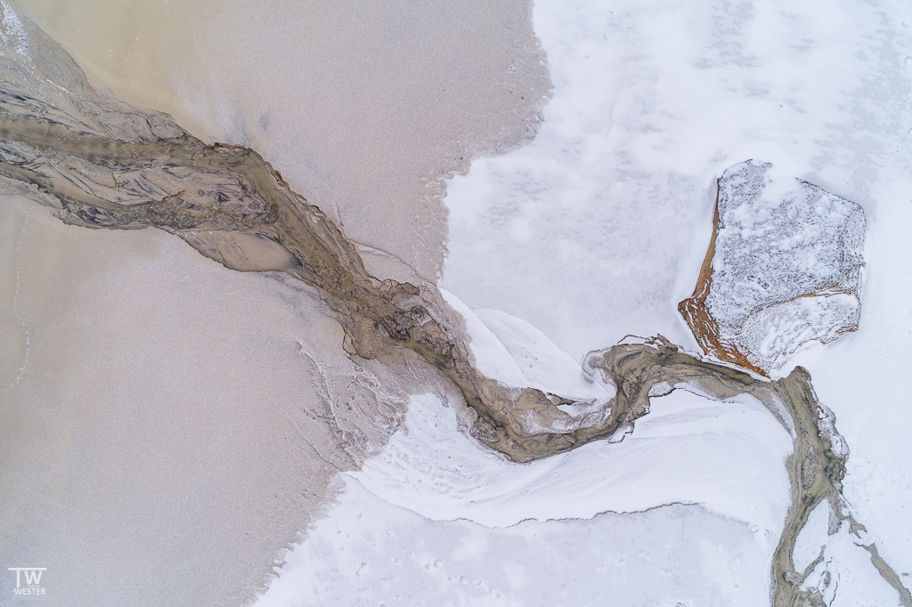 Abstraktes vom Strand