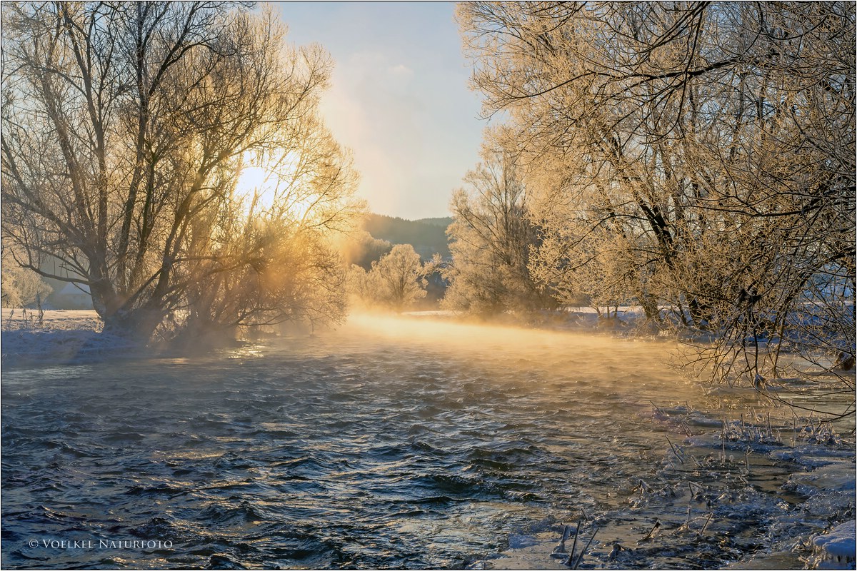 Wintermorgen an der Eder