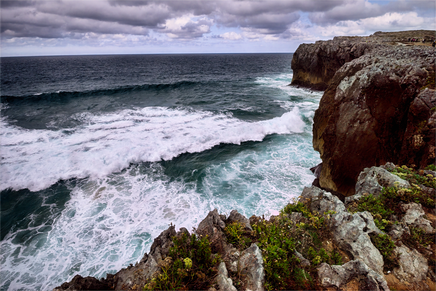 Die Wildheit der Küste ...