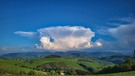 Wolkenturm über dem Alpenvorland