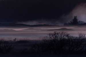 Eine halbe Stunde nach Sonnenuntergang